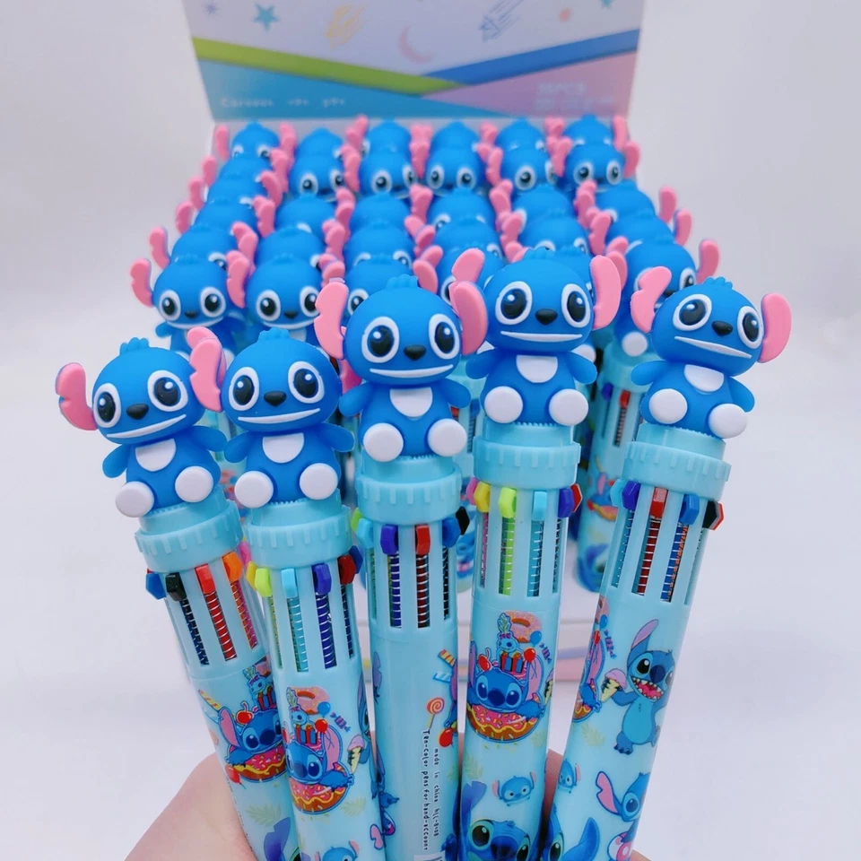 Stitch Luminous Ballpoint Pen 4/6/8/10/12 Color Fluorescent Pen Children Gift - Image 4 of 4