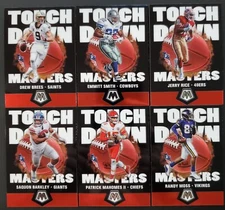 2020 MOSAIC FOOTBALL - TOUCHDOWN MASTERS GREEN SILVER PRIZM - CHOOSE - PYC -SET