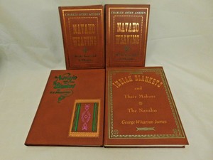 Details About Navajo Book Set Weaving Techniquehistory Indian Blankets Their Makers Lot Of 4 - 