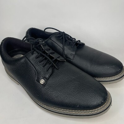 G/Fore Golf Shoes Mens Black Gallivanter Leather Spikeless