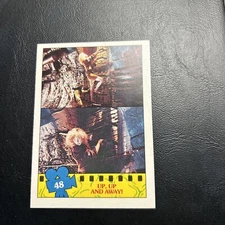 B4d Teenage Mutant Ninja Turtles Movie 1990 Topps #48 April Judith Hoag Up Away