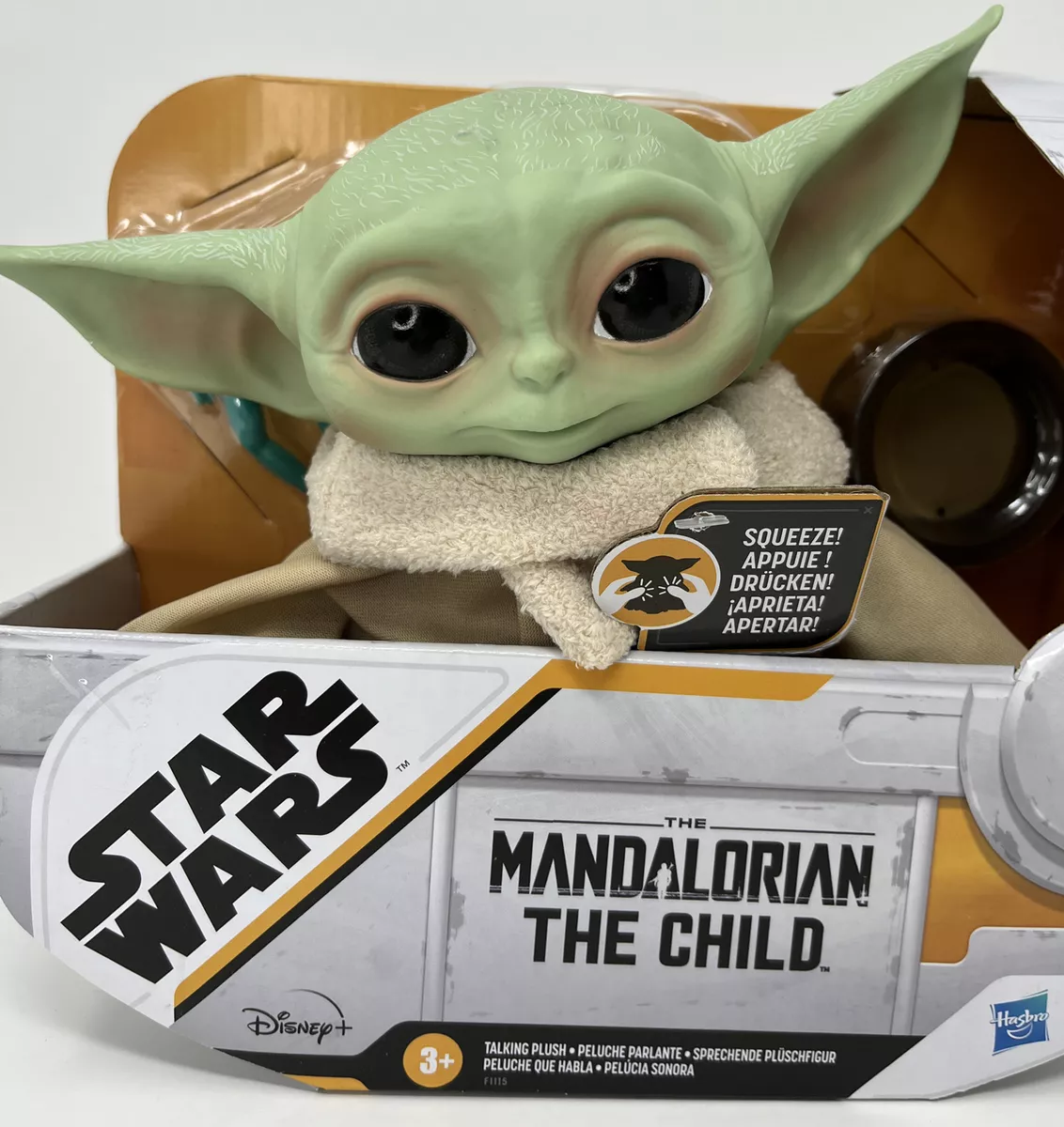 Star Wars The Child Baby Yoda Talking Plush Toy Mandalorian Sounds  Accessories