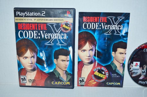 Resident Evil -- CODE: Veronica X (Sony PlayStation 2, 2002) PS2 Black Label - Picture 2 of 4