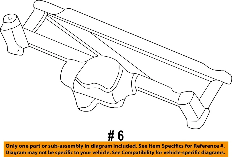 Acoplamiento de limpiaparabrisas usado se adapta a: Chevrolet Malibu VIN N 2001 4º dígito Classi Foto 4 de 4