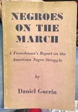 1956 N-groes on The MARCH Report of US Black Struggle French Book 1951 - 190pgs