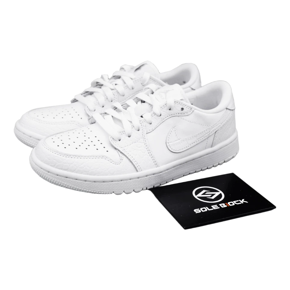 Las mejores ofertas en Jordan 1 Golf Low White Crocodile | eBay