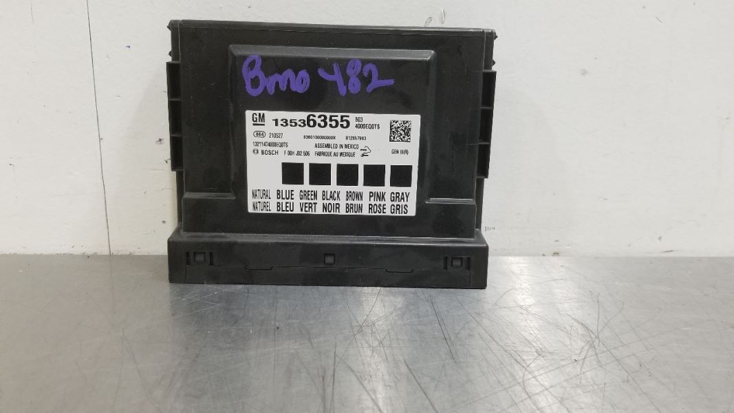 21 2021 CHEVY COLORADO BODY CONTROL MODULE BCM 13536355 eBay