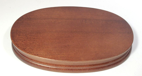 Wood Display Base Oval Base Crafts Keepsake Wooden Display