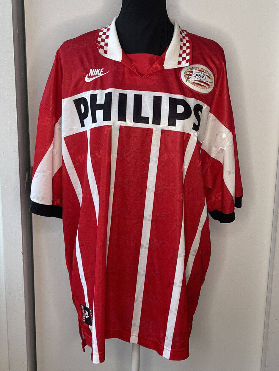 vers Eenzaamheid meesteres 1995-96 Nike PSV Eindhoven Home RONALDO 95-96 EREDIVISIE jersey shirt - XXL  | eBay