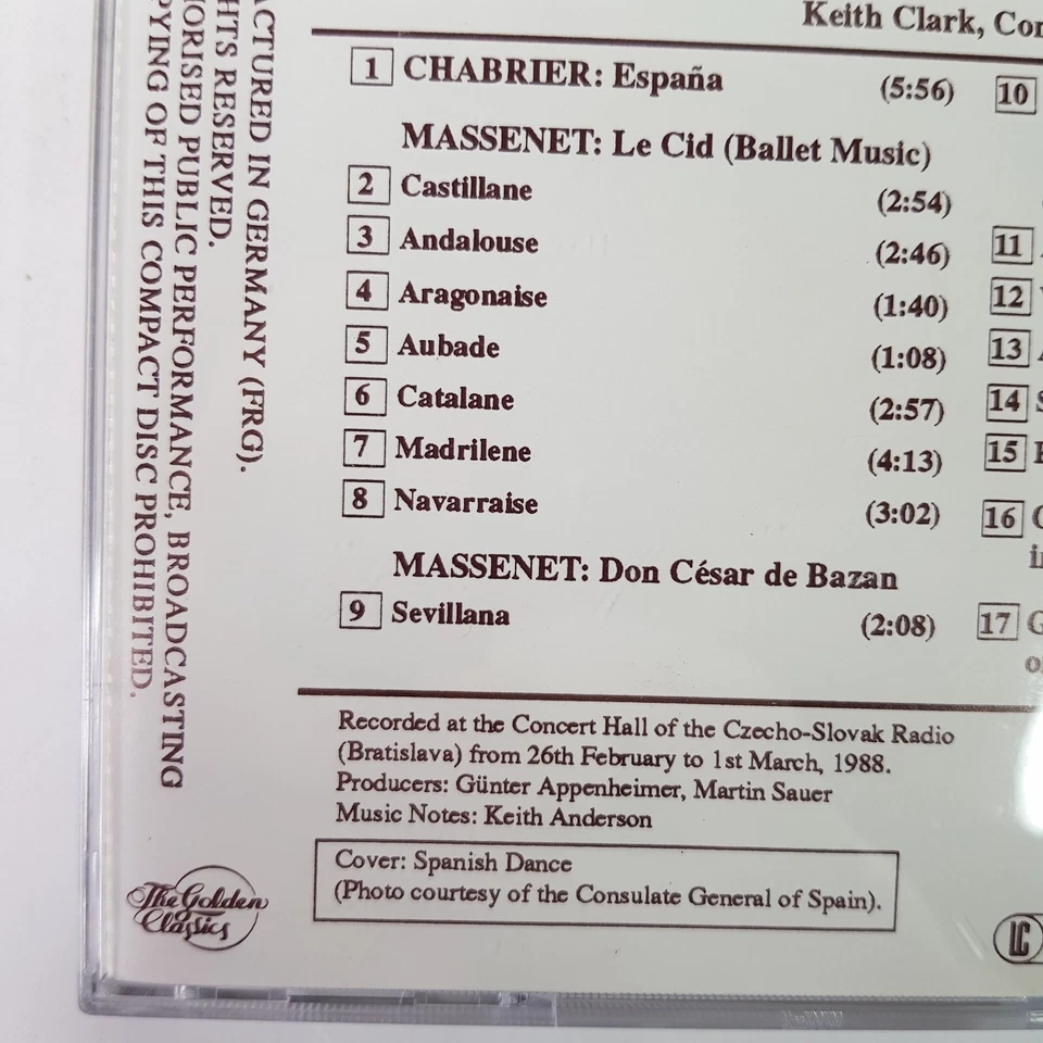 Festival Español España Capriccio Espagnol Keith Clark RSC Sinfonía Clásica CD Foto 4 de 4