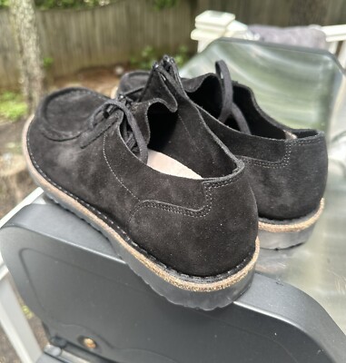 🔥NEW Birkenstock Pasadena III Suede Leather Black Moc-Toe 🔥NEW Birkenstock Pasadena III Suede Leather Black Moc-Toe