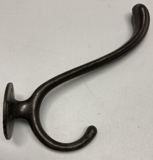 Vintage Coat Hanger Hook Bronzed Metal Elegant French