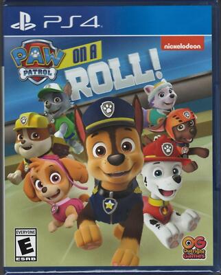 Paw Patrol On A Roll PS4 (Brand New Factory Sealed US Version) PlayStation 4,Pla