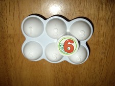 EUC Leapfrog Replacement #6 Eggs for the Leapfrog Pretend & Learn Shopping Cart