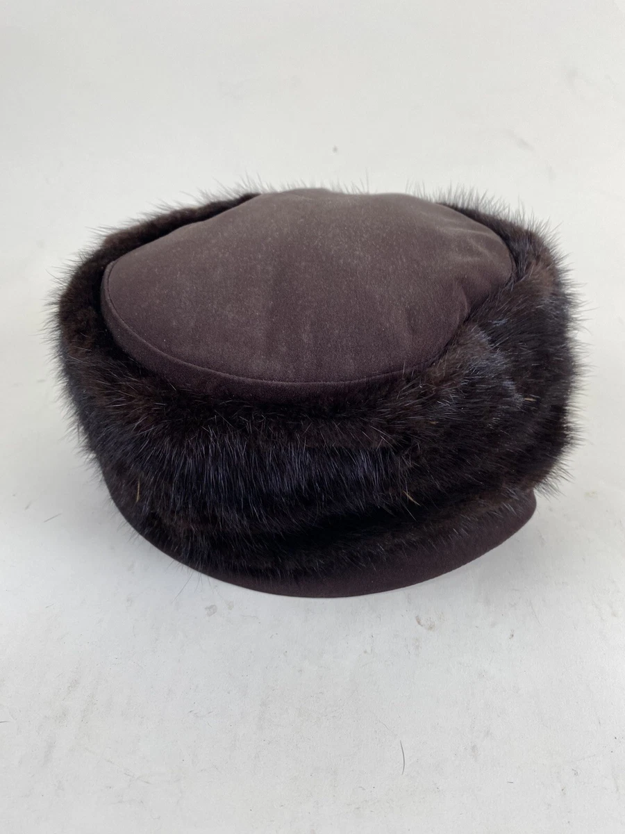 Mink Fur Brown Vintage Hats for Women for sale | eBay display picture 2
