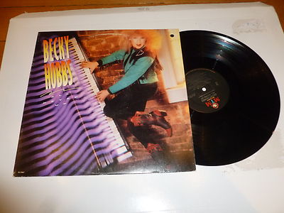 BECKY HOBBS - All Keyed Up - 1988 USA 10-track Vinyl LP