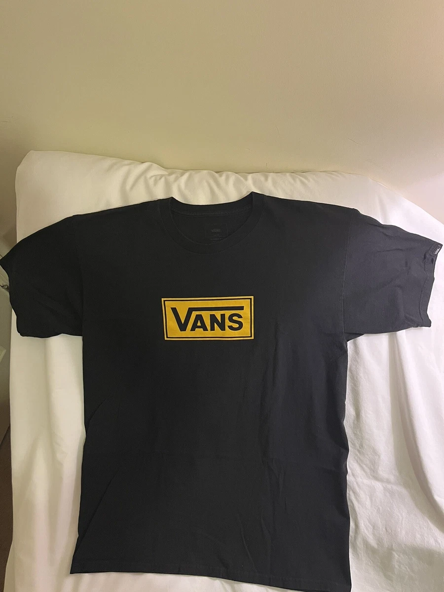 Black and yellow vans shirt hotsell