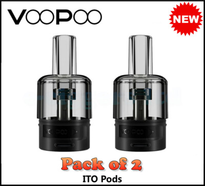 Voopoo ITO Pod & Mesh ITO Coil - 0.7Ω, 1.0Ω, 1.2Ω - 2 Pack - 100% Authentic 