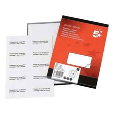 Image of 5 Star Office Multipurpose Labels Laser Copier Inkjet 105x58mm (Pack of 1000)