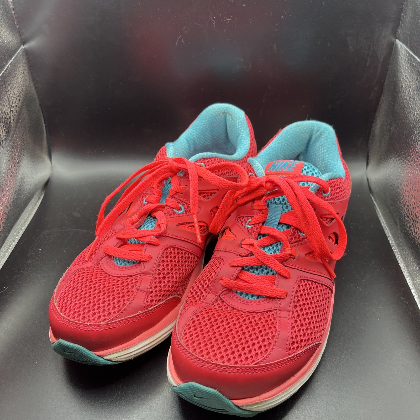 Size 7.5 - Nike Dual Fusion Lite Pink Blue Running Shoes thumbnail 3