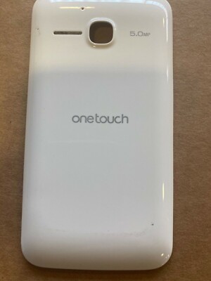ALCATEL 5042 WHITE BATTERY DOOR NEW OTHER CONDITION