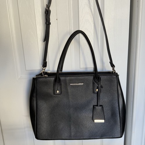 New York & Company Large Purse Tote Black Shoulder Bag NWT - 第 7/24 張圖片