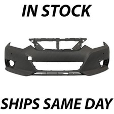 New Primered - Front Bumper Cover Fascia For 2016-2018 Nissan Altima Sl W Park