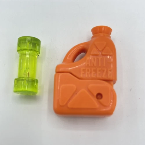 Road Ready Don Anti Freeze & Green Ooze Canister Accessories Vintage TMNT 1993