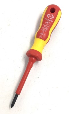 C.K TOOLS PZ0 X 60MM SENSOPLUS POZI VDE SCREWDRIVER 49043