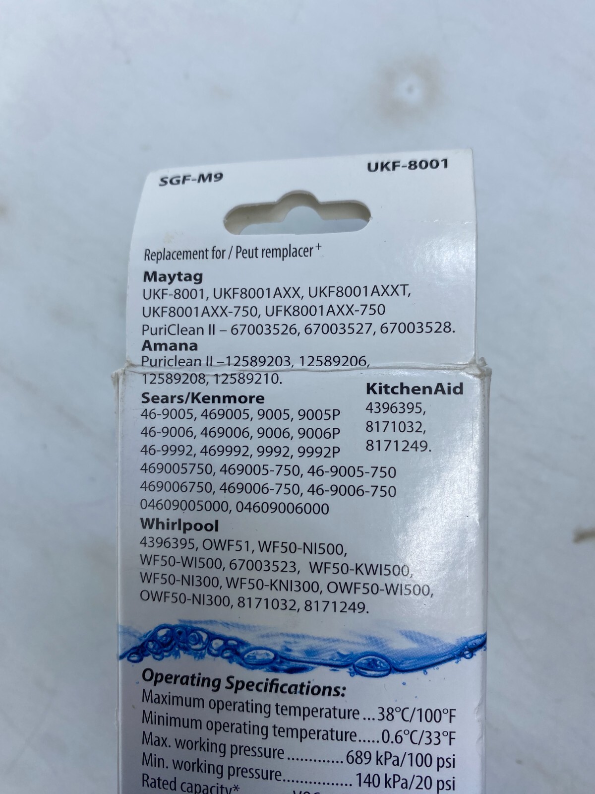 Swift Green Filters SGF-M9 Replacement water filter for UKF8001 1 Pack