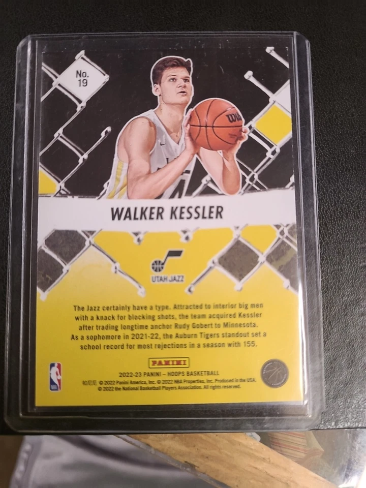 Walker Kessler 2022-23 Panini Hoops We Got Next RC #19 Jazz - Image 2 of 2