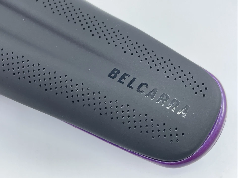 Sillín de carretera SYNCROS Belcarra R 1.0 negro sobre azul y púrpura rieles de carbono NUEVO OEM Foto 3 de 4