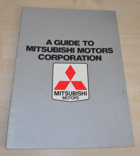 1981 Mitsubishi Motors Corporation Profile Cars Trucks Bus Brochure Prospekt ENG