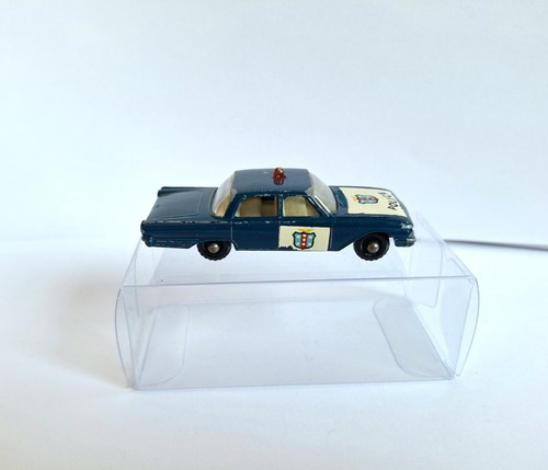 matchbox 55 ford fairlane police car dark blue - Afbeelding 4 van 10
