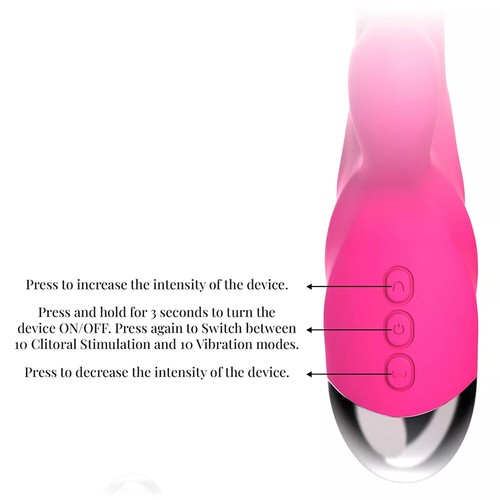 Rabbit Vibrator Strong Vibrating G Spot Stimulator Dildo for Women - Picture 23 of 28