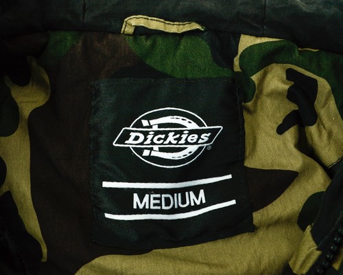 Dickies Camuflaje Anorak Hombre M Aislado Chaqueta Cálido Capucha Abrigo Jersey - Imagen 8 de 10