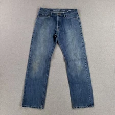 Nautica 32x32 Slim Fit Jeans Retro Faded Wash 100% Cotton Denim 2000s