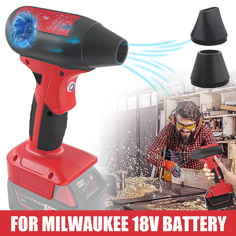 For Milwaukee 18V M18 Turbo Jet Dry Blower Fan 130000RPM Cordless