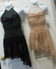 K262 BodyWrappers pinchfront Bodice leotard 2 colors ch/ladies nude or black
