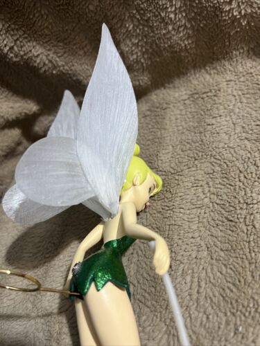 RAR Vintage Sammlerstück Weihnachten Disney Tinker Bell Glasfaser Baumspitze - Bild 5 von 15