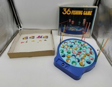 Vintage 1985 36 Fishing Game Parts Working.