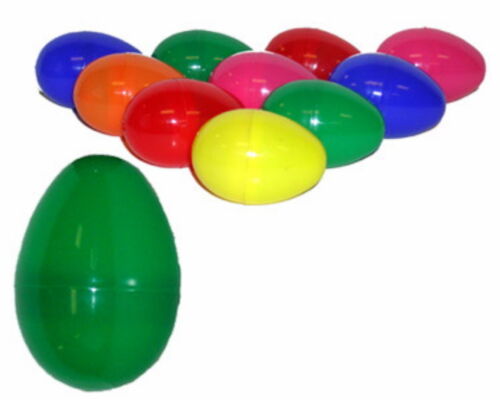 40 EMPTY PLASTIC EASTER VENDING EGGS 2.25 INCH, BEST PRICE, FASTEST SHIP!! - Afbeelding 1 van 1