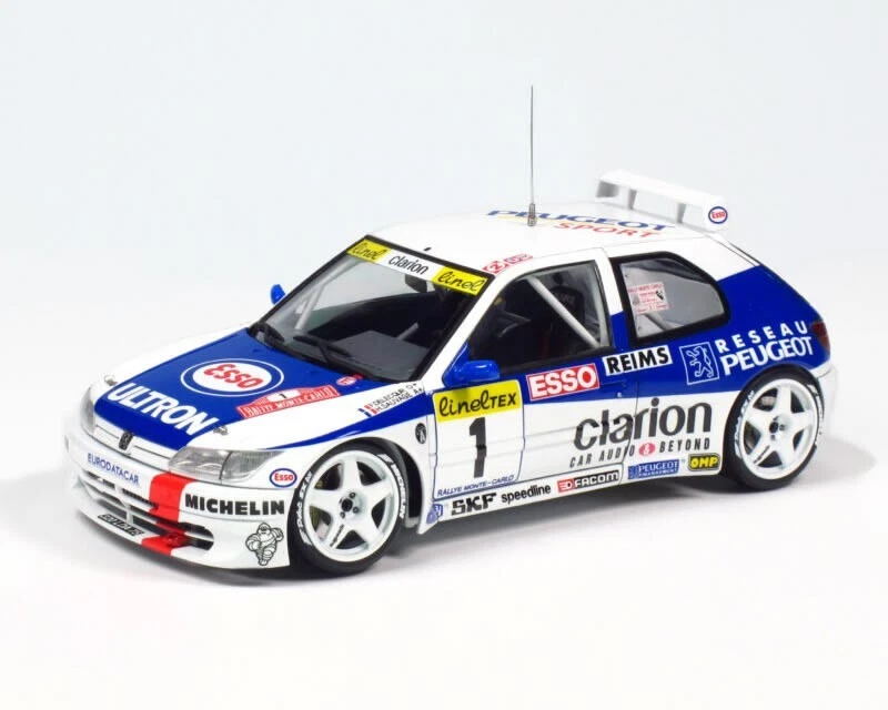 Nunu Peugeot 306 MAXI 1996 Monte Carlo Rally 1:24 PN24009 modellismo - Immagine 2 di 4