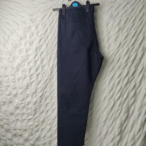 Pantalones de mezclilla RJR John Rocha Brooke negros cintura alta ajustados para dama. ELASTIZADO Talla UK - Imagen 9 de 9