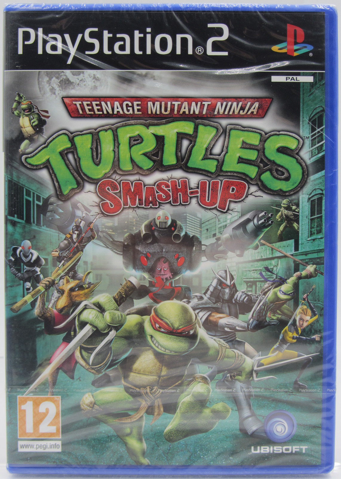 TEENAGE MUTANT NINJA TURTLES SMASH- UP -- SONY PLAYSTATION 2 -- PS2 -- 132