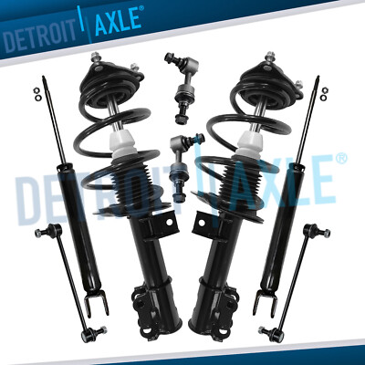 Front Strut Coil Spring Rear Shock Suspension Kit for 2012 - 2014 Hyundai Sonata