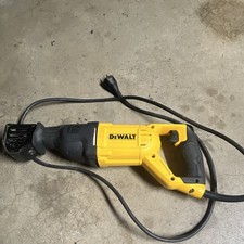 DEWALT DWE305 Corded Electric Reciprocating Saw Yellow/Black Used