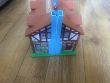 Vintage Fisher Price 1980 Little People Tudor Fold Out House Bundle - Preowned 