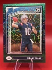 2024 Panini Donruss Optic - Rated Rookie Drake Maye #229 Green Velocity Prizm...