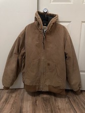 Carhartt Brown J130 BRN Duck Active Jacket VTG Size XL Reg See Photos Read
